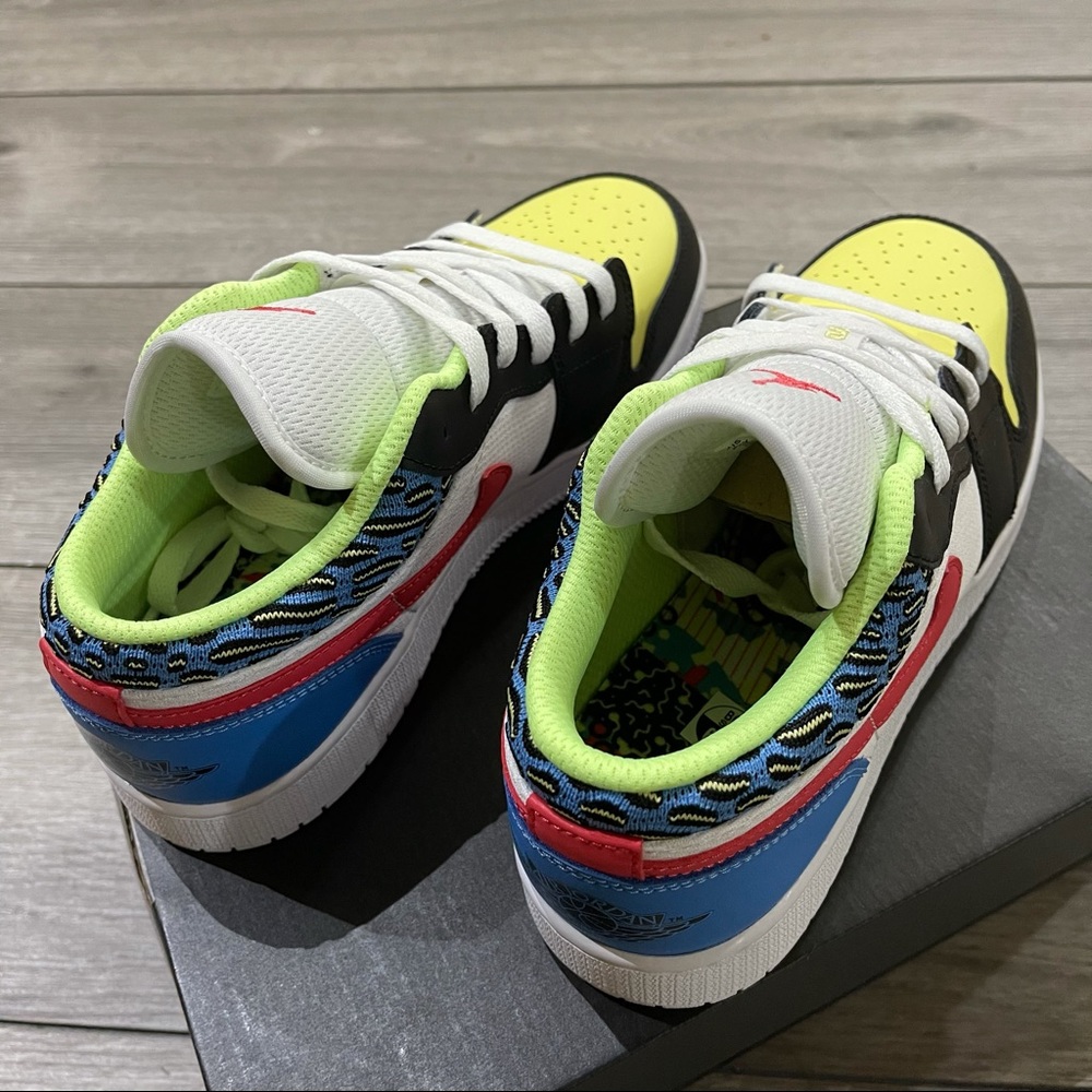 Air Jordan 1 Low Multi-Color GS - Picture 7 of 9